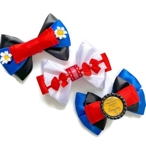 Mary Poppins Hair Bow | Mary Poppins Practically Perfect in Every Way Disney Inspired Hair Bow | 4 inch Hair Bow