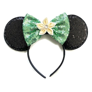 Tiana Princess & the Frog Inspired Minnie Mouse Princess Tiana Mouse Ears