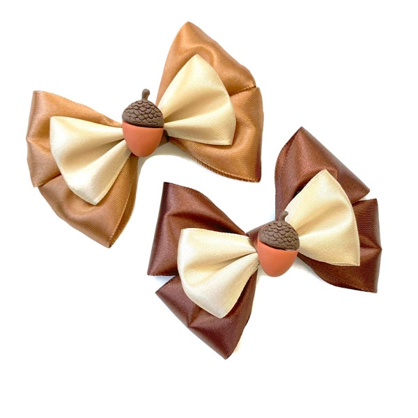 Chip & Dale Hair Bow | Chipmunks Hair Bow | Disney Character Inspired Hair Bows | 4 inch Hair Bow