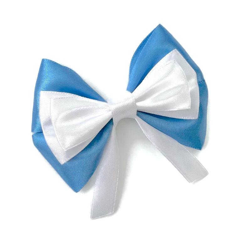 Beauty & the Beast Hair Bow Belle Hair Bow Gaston Hair Bow Beast Hair Bow Belle Blue Bow 4 inch Bow Little Town Belle