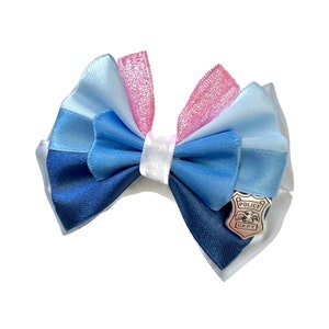 Zootopia Hair Bow Judy Hopps Hair Bow Nick Wilde Hair Bow Disney Inspired Hair Bow 4 inch Hair Bow image 2