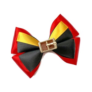 Beauty & the Beast Hair Bow Belle Hair Bow Gaston Hair Bow Beast Hair Bow Belle Blue Bow 4 inch Bow Gaston