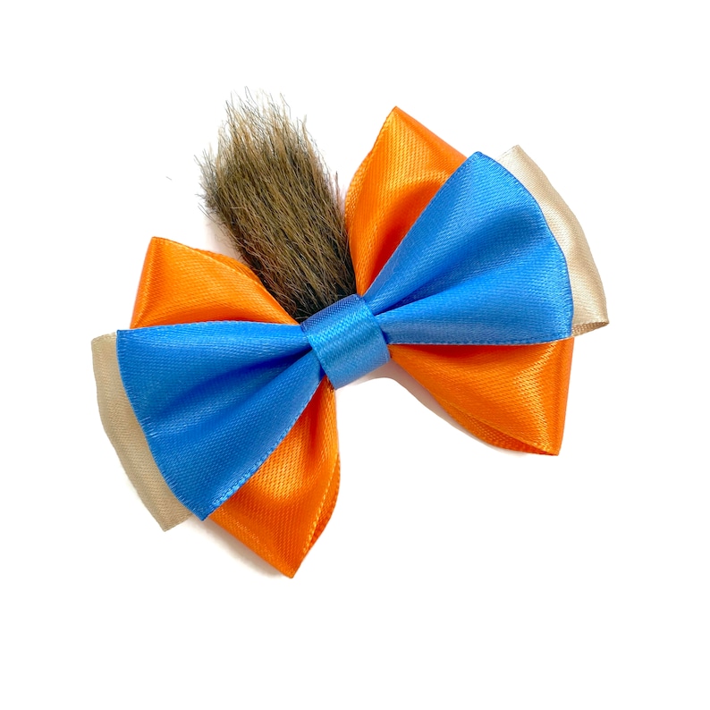 Aristocats Marie Hair Bow Marie Toulouse Berlioz Disney Character Inspired Hair Bows Aristocats Hair Bows 4 inch Bows Toulouse (orange)