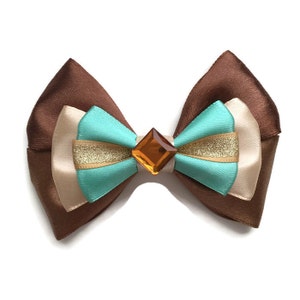 Lady & The Tramp Inspired Disney Hair Bows Lady and the Tramp Hair Bows 4 inch Hair Bow Lady