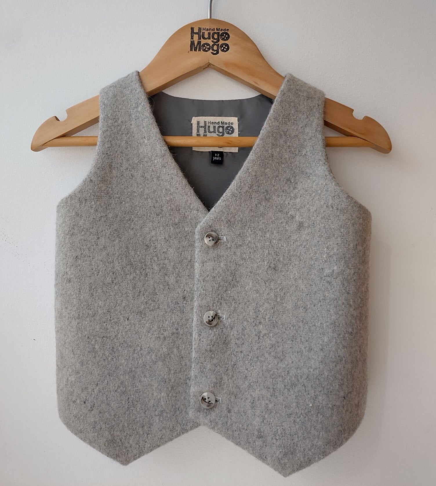 Boiled Wool Vest - Etsy Ireland