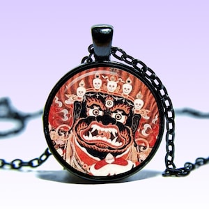 Mahakala Amuleto Mahākāla COLLANA Namse Amuleto Dàhēitiān Daeheukcheon Daikokuten Mantra Yoga Om