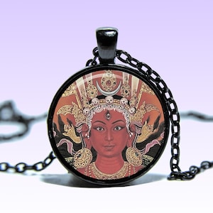 Dakini-hanger godin rode tara-ketting om lotusketting Dakini-amulet-bedel yoga-om-hanger Tara mantra