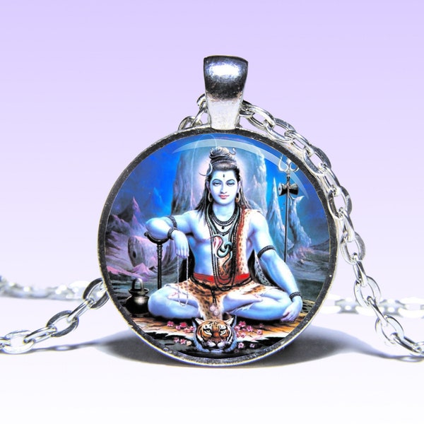 Lord Shiva Pendant God of Destruction God of Time Lord of Yogis The Cosmic DancerPatron of Yoga Meditation and Master of Poison and Medicine