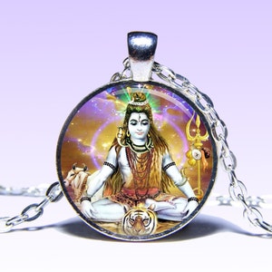 Lord Shiva Charm NECKLACE Lord Yoga Jewelery Amulet Charm Pendant