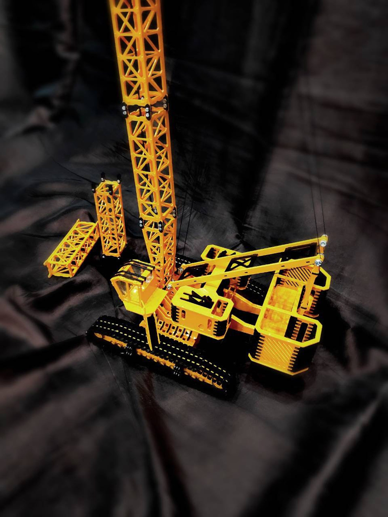 Gift miniature copy of a construction crane completely Etsy