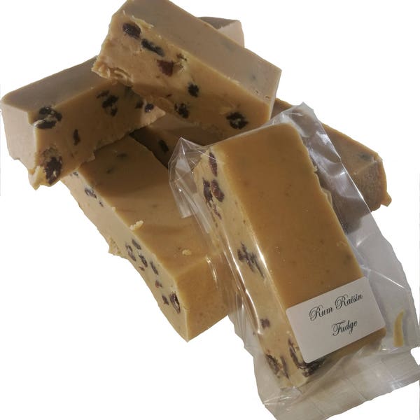 Rum & Raisin Fudge - Delicious Handmade Old-Fashioned Fudge