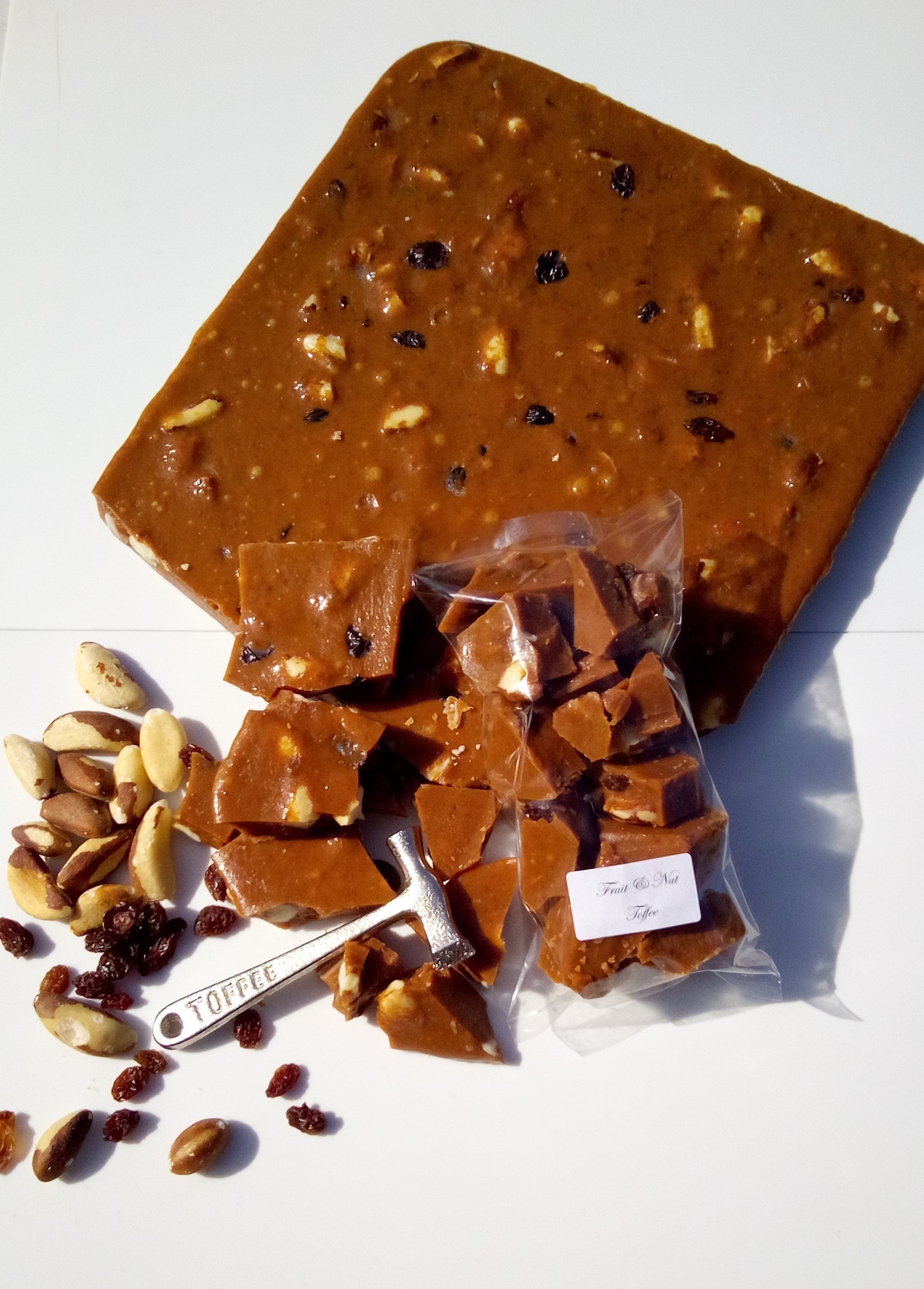 Fruit & Nut Toffee Delicious Handmade Oldfashioned Toffee Etsy UK