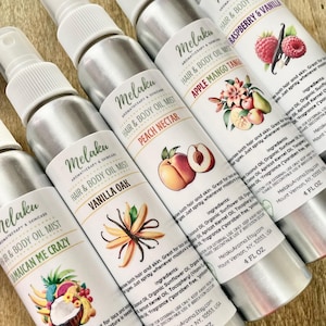 Hair and Body Oil Spray for Dreadlocks and Natural Hair | Nourishing and Lightweight | All-Natural Formula