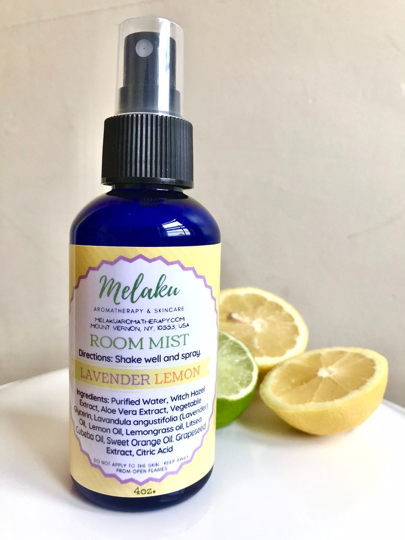 Lavender Lemon, Essential Oil Spray, Aromatherapy Linen Spray, Car Air Freshner, 4 oz. image 5