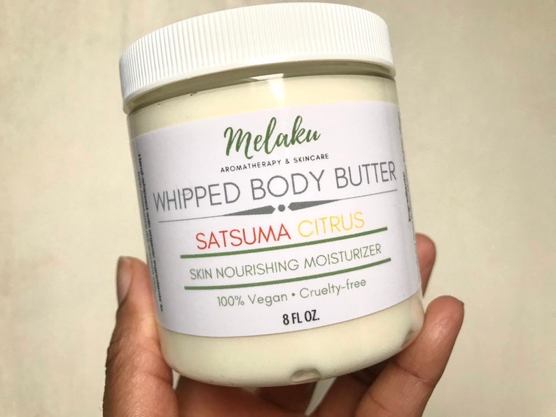 8oz. Whipped Body Butter, Moisturizer, Mango Butter, Shea Butter, Cocoa Butter, Coconut Oil, Vegan Body Butter image 1