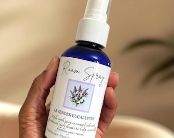 Lavender Eucalyptus Room Spray: Aromatherapy Linen Spray, 4oz