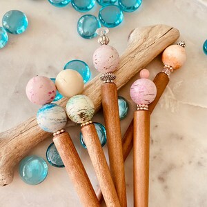 Bubblegum Hair Sticks - Gum Ball Beads - Gift for the Candy Lover