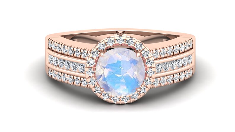 Lab Created Alexandrite Gemstone Engagement Ring Gift For Women 2.20ct Vintage Art deco Moissanite Ring Her Bridal Ring Valentine Ring