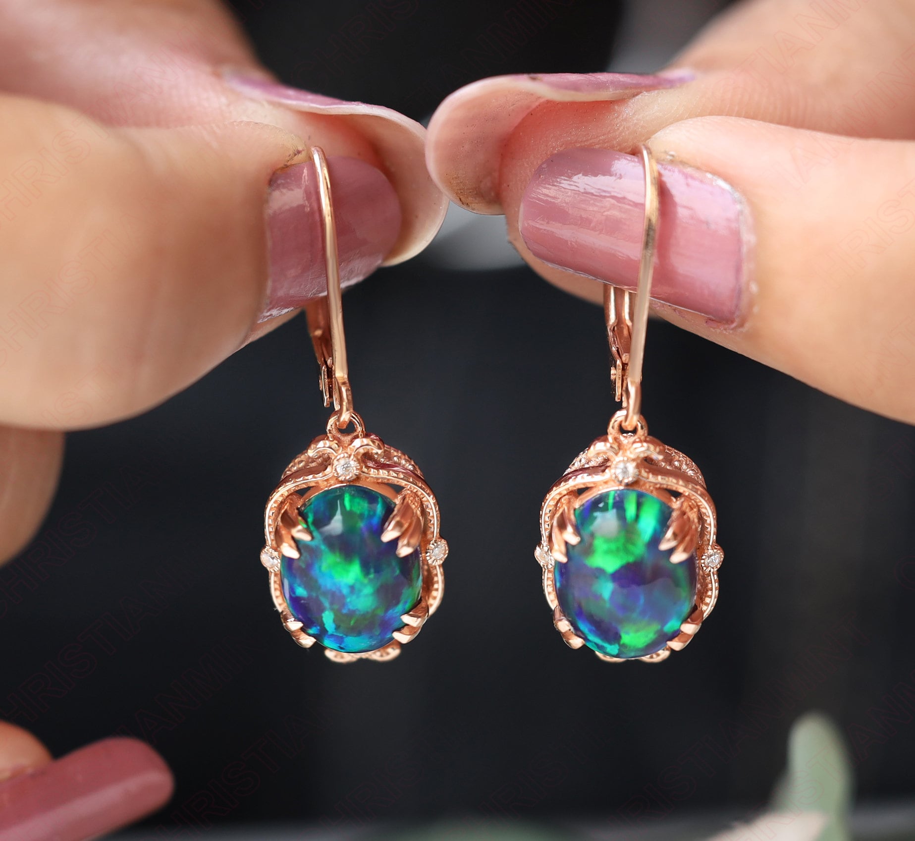 Rari orecchini in quarzo smeraldo dello Zambia, orecchini con pietre preziose, orecchini a bottone verdi, gioielli in argento sterling 925, regalo di nozze, orecchini per la mamma - Italia