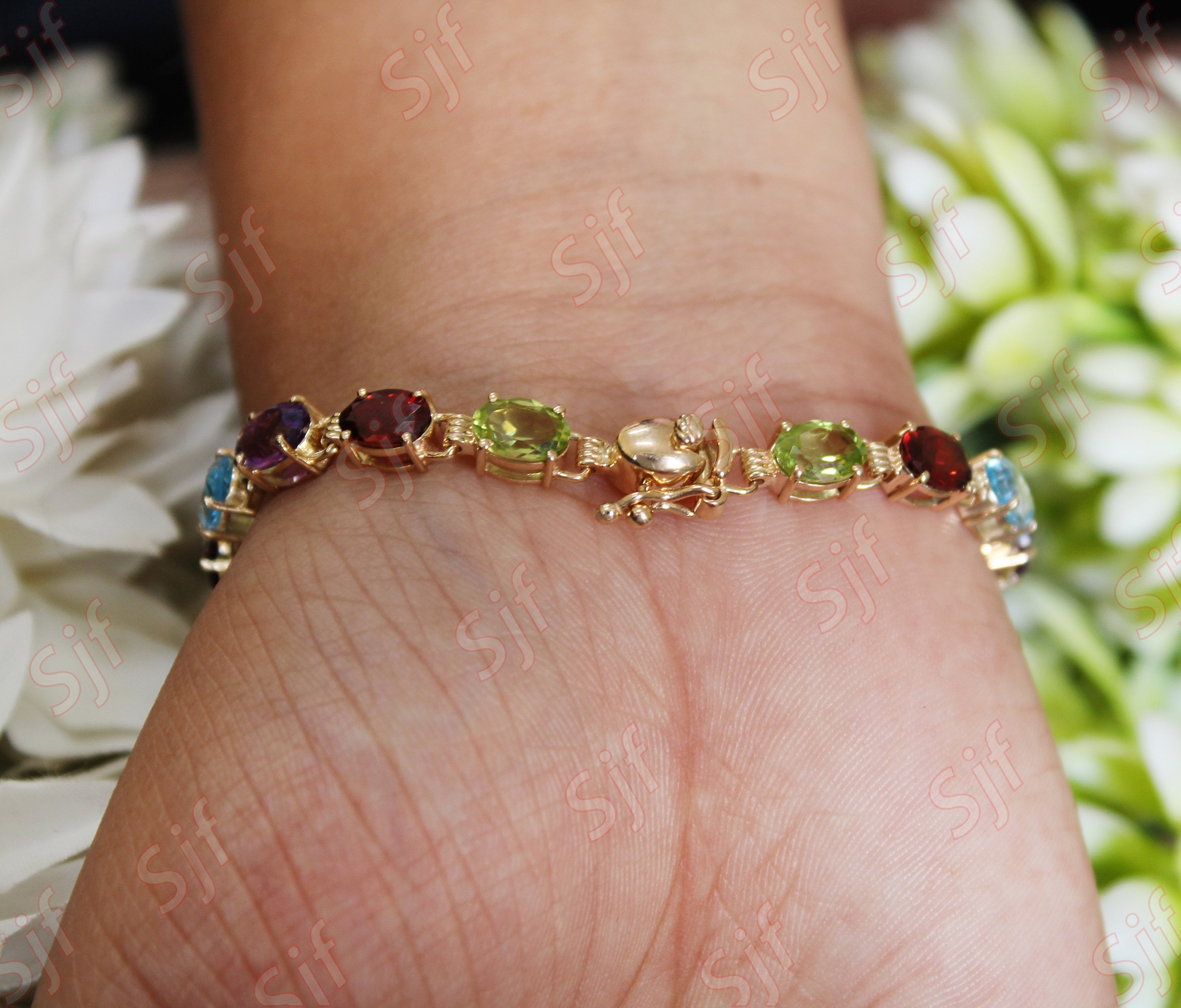 Triple Bubble Gemstone Bracelet – Lindsey Leigh Jewelry