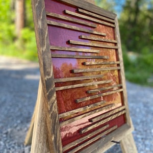 Epoxy and Wood Wall Art | Ready to Ship