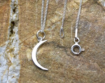 925 Sterling Silver Crescent Moon Stars Pendant Celestial Charm Necklace 844 925 Sterling Silver Crescent Moon Stars Pendant Celestial Charm Necklace 844