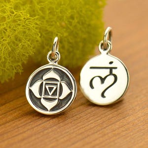 Wortelchakra 925 sterlingzilver, yogaketting derde oog