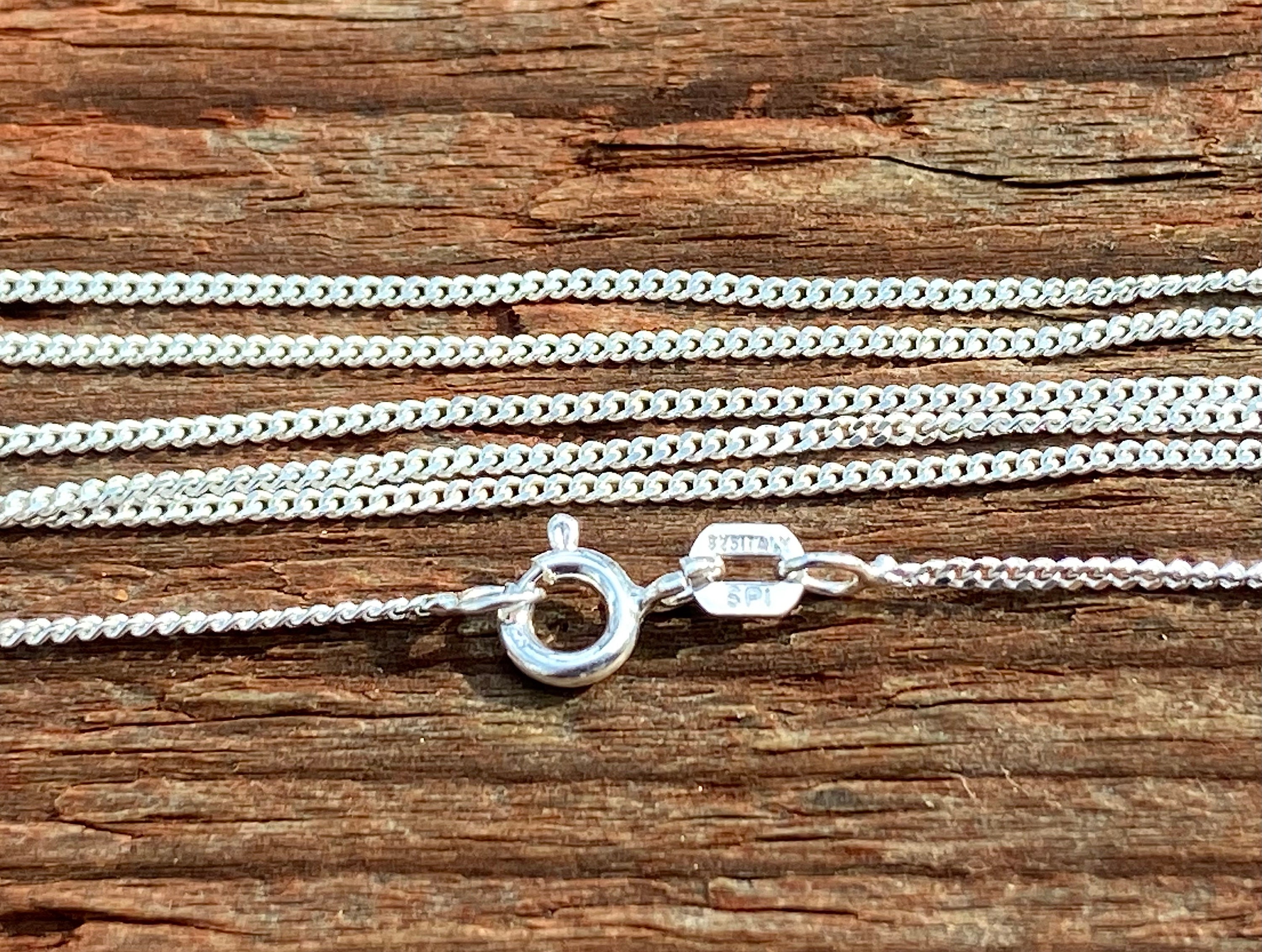 Collana Argento Sterling 925 2mm: Catenina Cubana Sottile E Lucida, Ideale Per Charm E Ciondoli – Regalo Perfetto Per Lei - 4