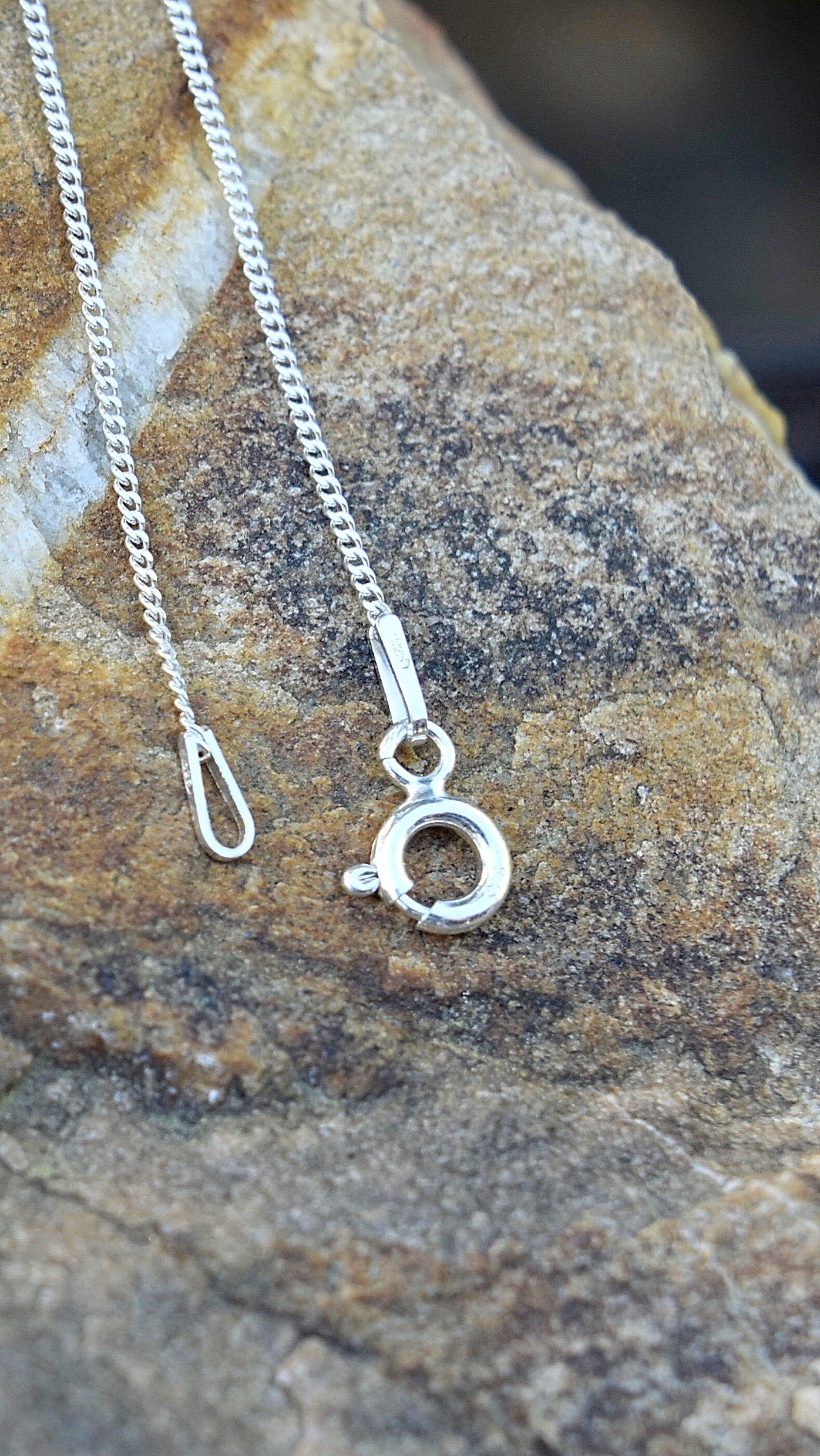 Outdoor Necklace / Sunset Charm / 925 Sterling Silver Mountain Etsy