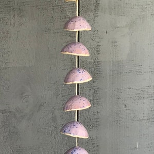 Rustic ceramic Wind Chime