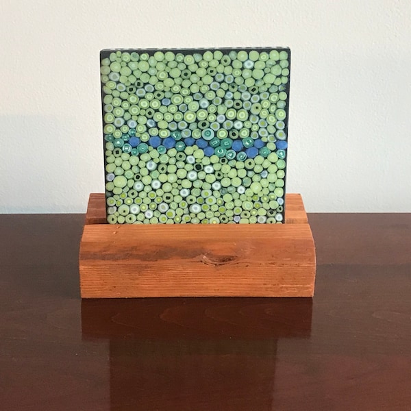 Fused glass Murrini desk art- Decorative table art ART-1