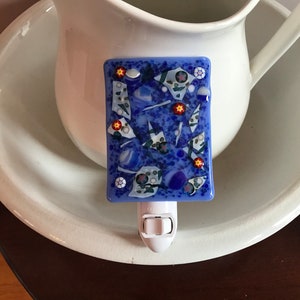 Pretty blue abstract nightlight NLT-5