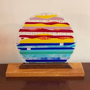 Ocean sunset suncatcher ART-5