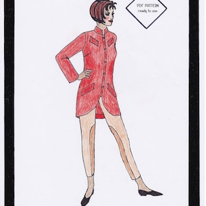 1920s Jodhpur Jacket Delhi - PDF Pattern Sizes US10/UK14/DE40 and US12/UK16/DE42
