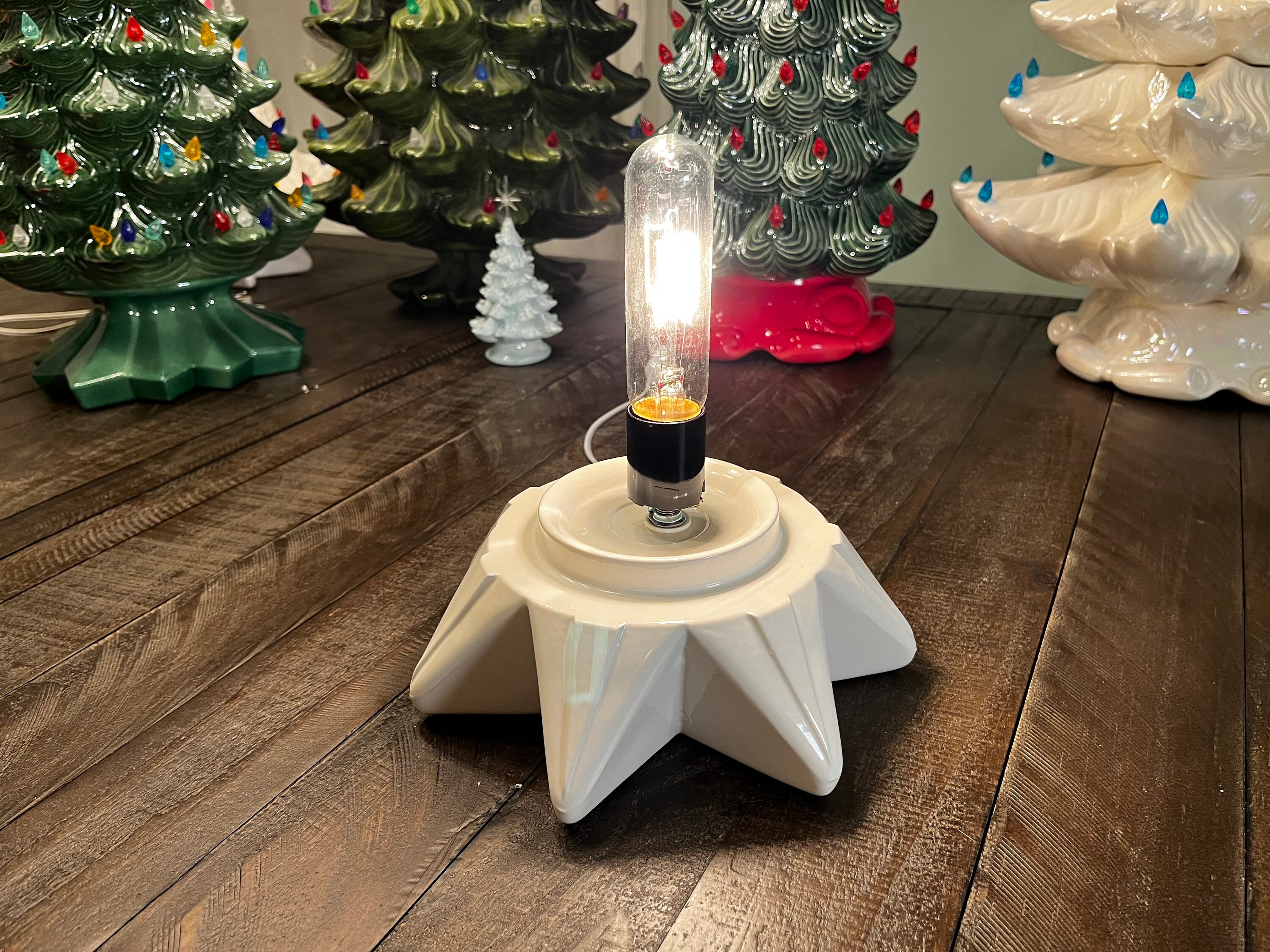 22 Inch Retro White Ceramic Christmas Tree - Etsy
