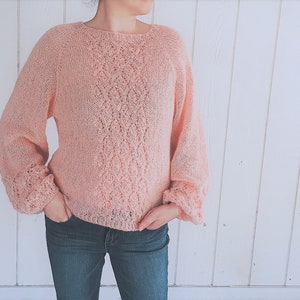 Symi Pullover, Knitting Sweater Pattern, Knit Sweater Pattern, Knitting Pullover, Knitting Pattern, Sise S - XXL, PDF Pattern