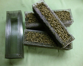 Basic 12" Repose Wood Pellet Fire Logs  Open Face Basic set Free S/H