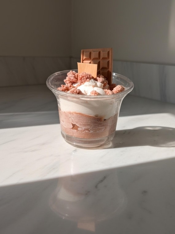 Chocolate Brownie Dessert Candle