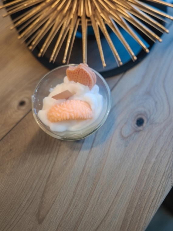 Citrus and Biscuit Dessert Candle