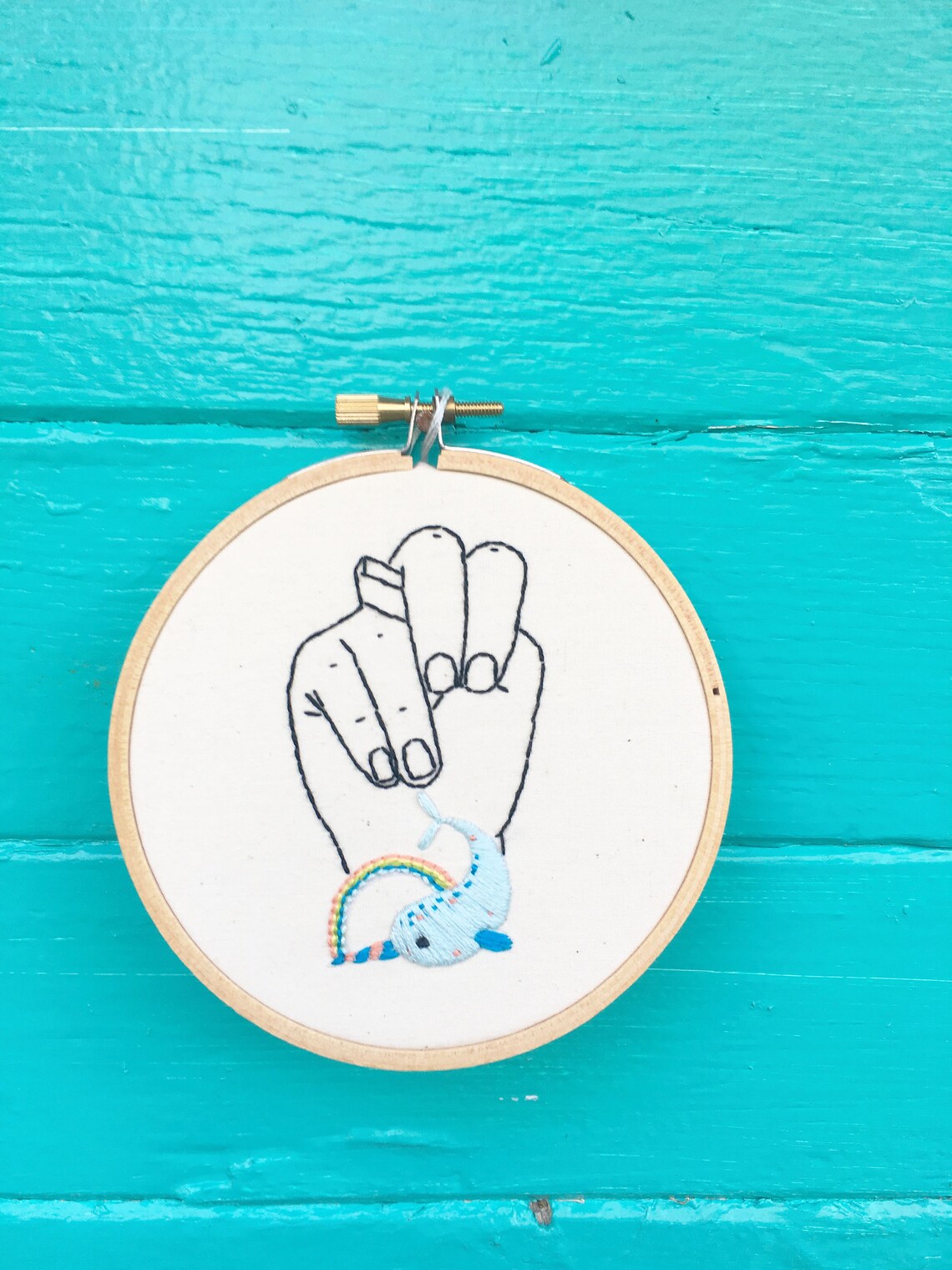Hand Embroidery Pattern Embroidery Pattern N Sign Pattern | Etsy