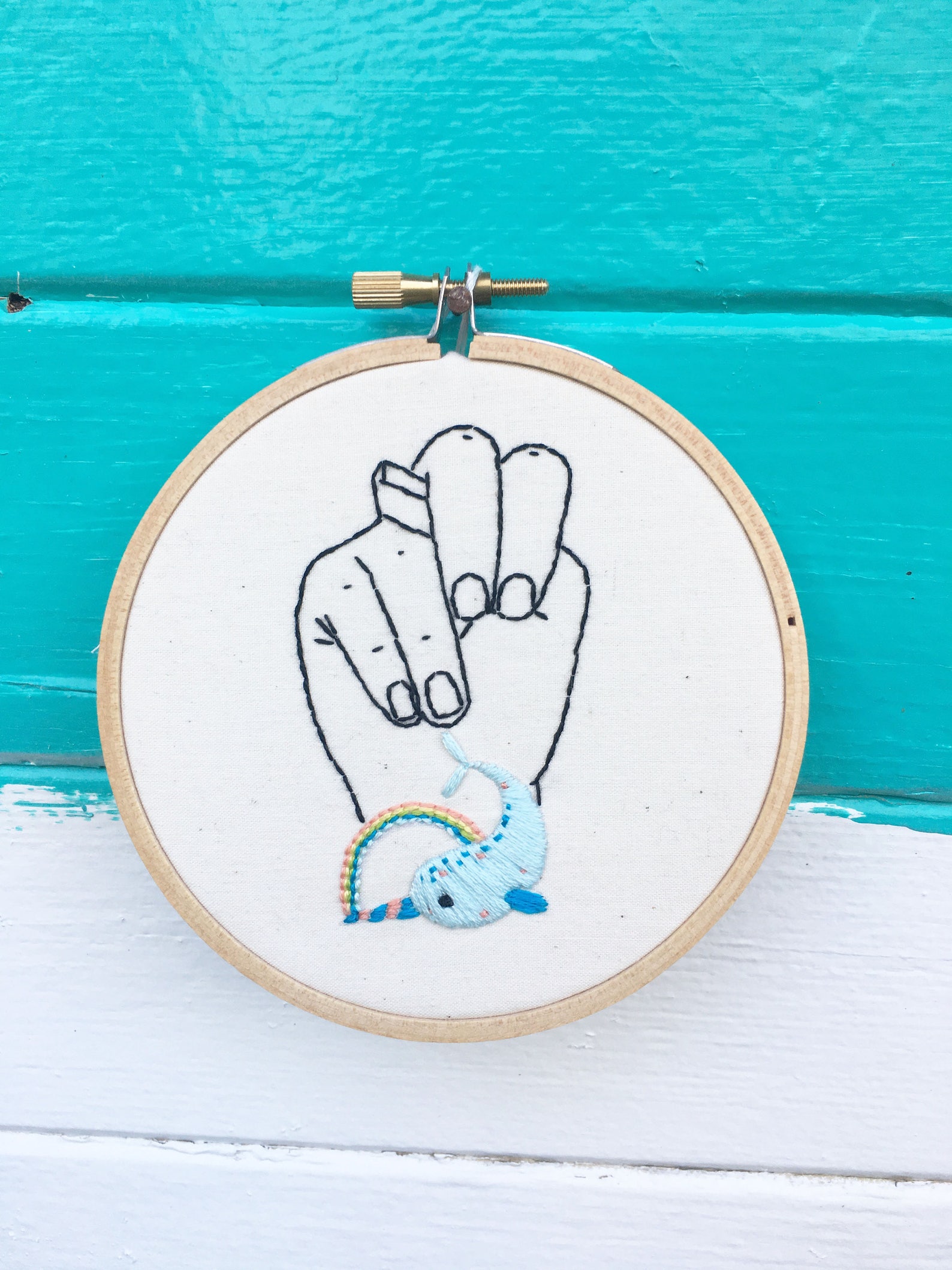 Hand Embroidery Pattern Embroidery Pattern N Sign Pattern | Etsy