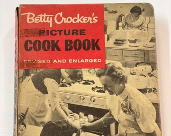 Betty Crocker Picture Cook Book binder- Vintage cookbook