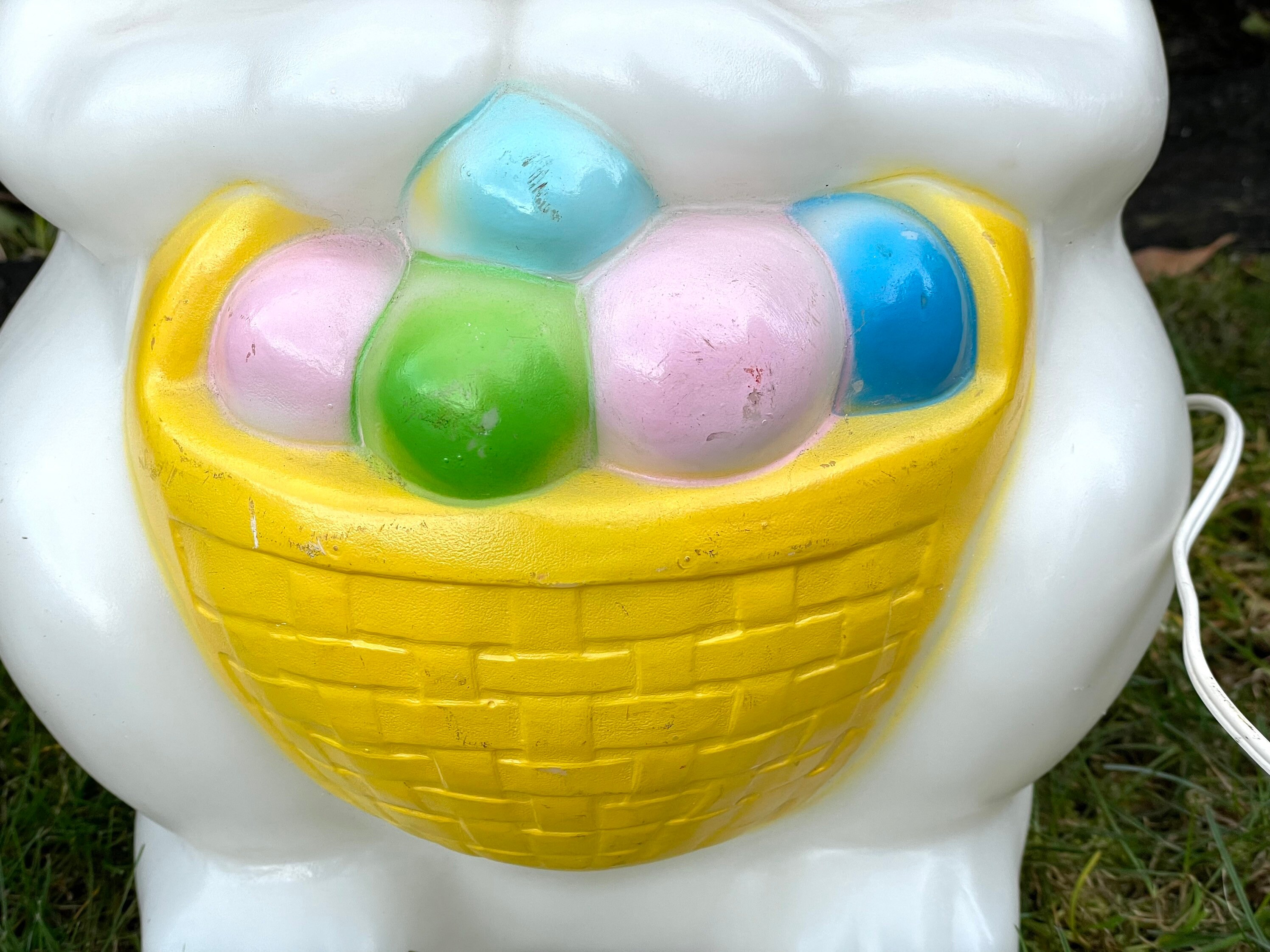 Easter Bunny Blow Mold Vintage Empire Blowmold Etsy