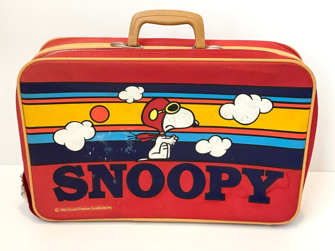 Vintage Snoopy Suitcase 1965 Vintage Kids Overnight Bag Etsy