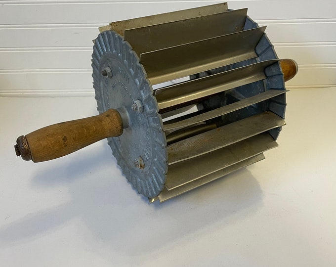 Antique Dough Cutter Rolling Pin Miller Bun Divider Industrial Kitchen Decor 1907 Etsy