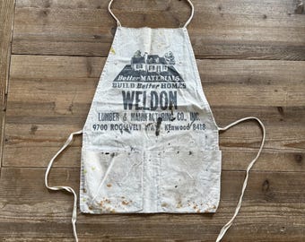 Vintage Lumber Apron - Etsy