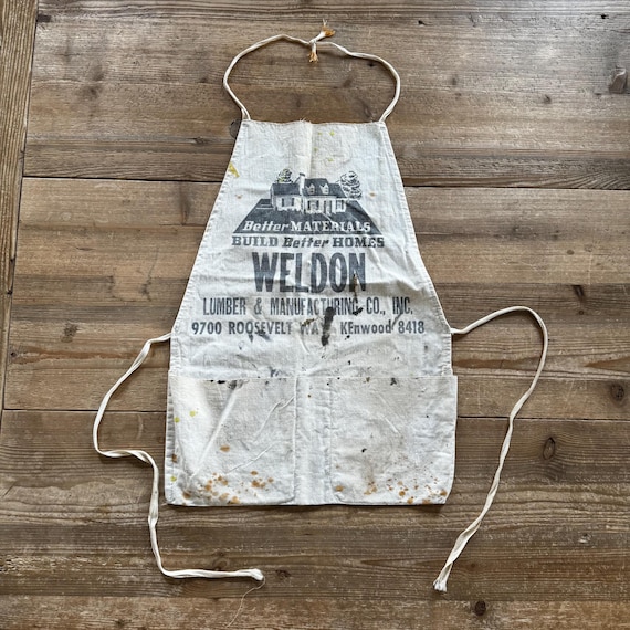 Vintage Lumber Company Nail Apron: Weldon Lumber and Manufacturing