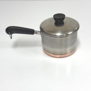 Vintage Revere Ware Copper Bottom Pot - 1.5 Quart