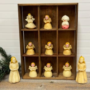 Vintage Angel Tavern candles- Choice of vintage Tavern Christmas candle- Winter decor
