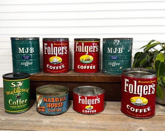 Vintage Breakfast Cheer 1lb Coffee Tin - Etsy
